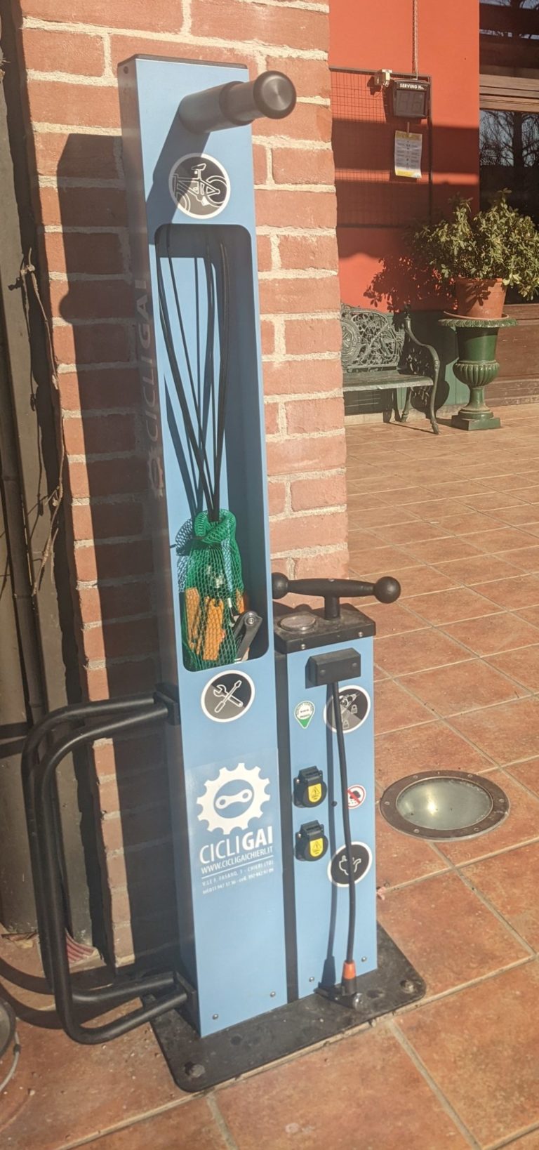 Pompa per bici gratuita - Agrigelateria San Pé Poirino